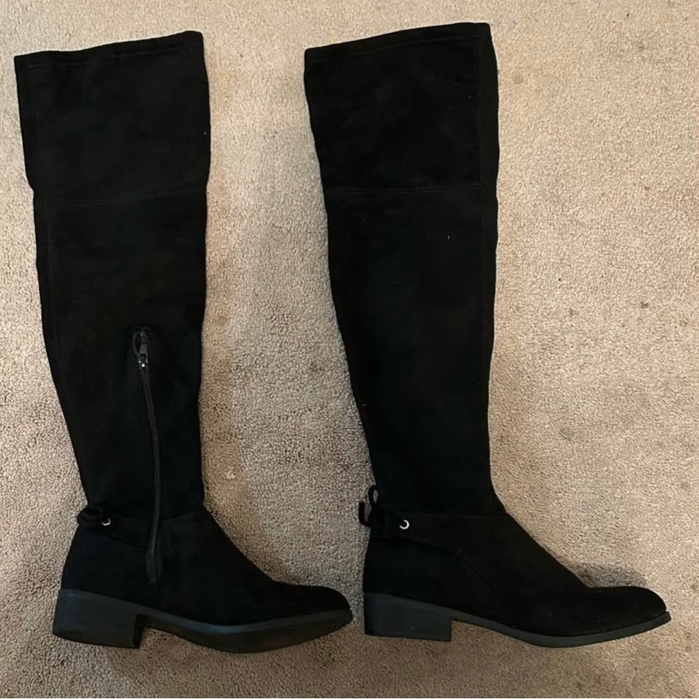 Black Over Knee Women's Boots